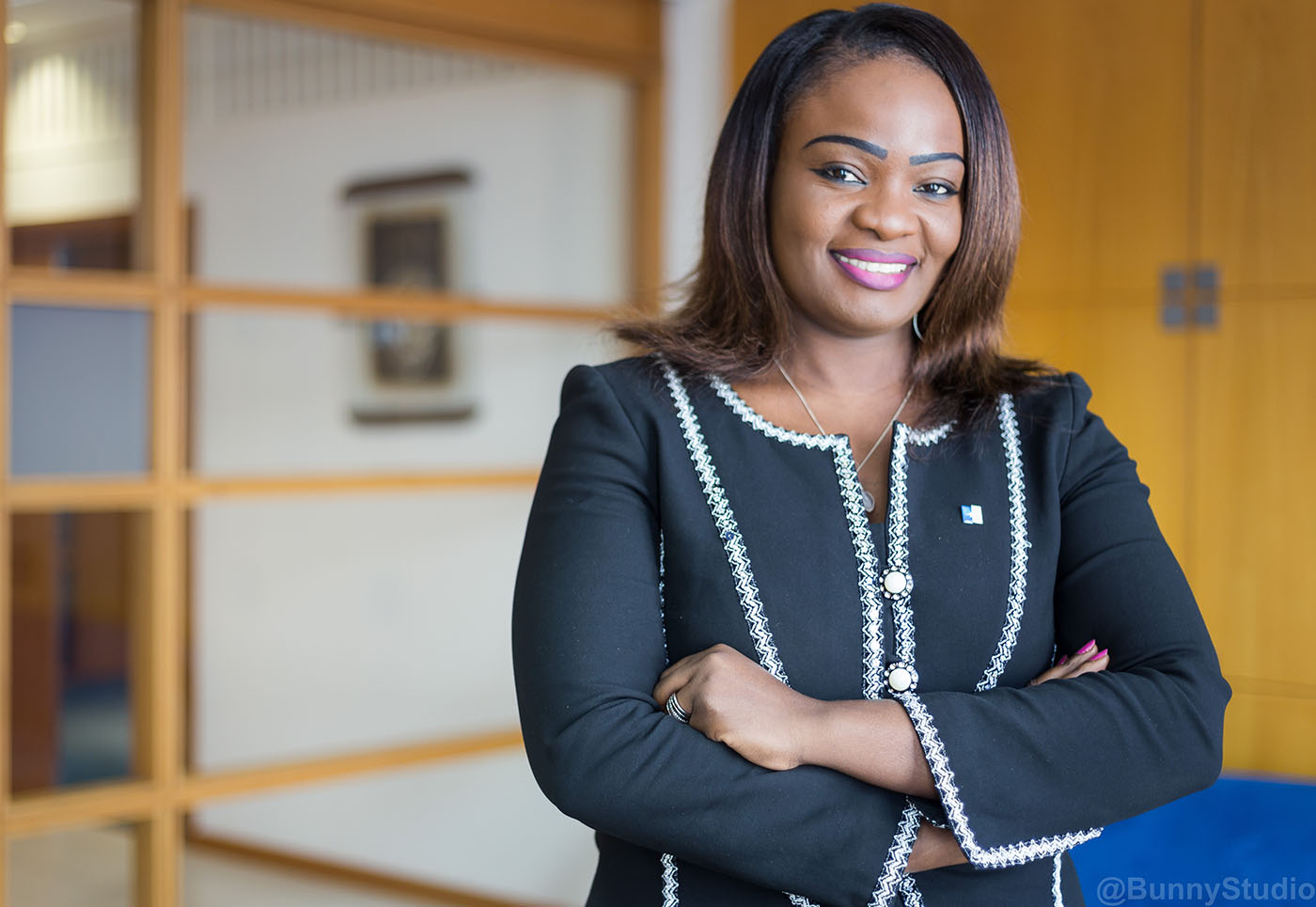 Ludwine OYENI AMONI, Directeur général de BGFIBank Gabon.