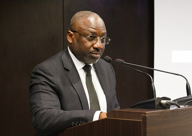 Le Directeur général de l’ANINF, Alex Bernard Bongo Ondimba.