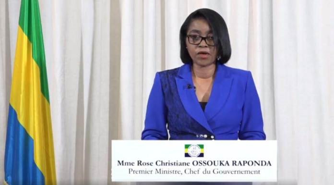 le Premier ministre, Rose Christiane Ossouka Raponda