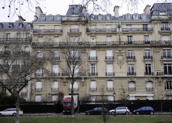 L’ancienne résidence de Teodorin Obiang, avenue Foch à Paris, en février 2012. Dans le collimateur de la justice internationale (AFP)