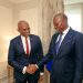 Le Général Brice Clotaire Oligui Nguema et Tony Elumelu, PDG du Groupe bancaire United Bank for Africa (UBA).